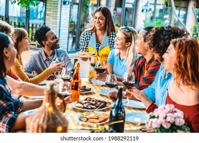 Happy Friends Having Fun Bbq 260nw 1988292119